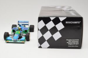 Benetton Ford B194 #5 M. Schumacher Demonstration Run Belgian GP 2017 Minichamps 1:18 510941705 Metal — billede 6 af 6