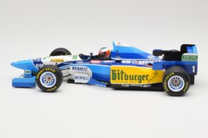 Benetton Renault B195 #1 M. Schumacher Winner Belgian GP 1995 Minichamps 1:18 510952901 Metal — billede 3 af 6