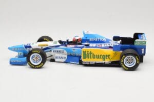 Benetton Renault B195 #1 M. Schumacher Winner German GP 1995 Minichamps 1:18 510952701 Metal — billede 3 af 6