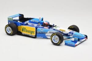 Benetton Renault B195 #1 M. Schumacher Winner German GP 1995 Minichamps 1:18 510952701 Metal — billede 4 af 6