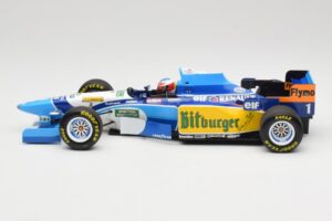 Benetton Renault B195 #1 M. Schumacher Winner Monaco GP 1995 Minichamps 1:18 510952301 Metal — billede 3 af 6