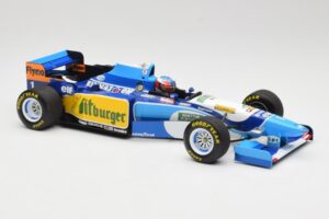 Benetton Renault B195 #1 M. Schumacher Winner Monaco GP 1995 Minichamps 1:18 510952301 Metal — billede 4 af 6