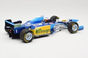 Benetton Renault B195 #1 M. Schumacher Winner Pacific GP F1 World Champion 1995 Minichamps 1:18 510953301 Metal — billede 2 af 6