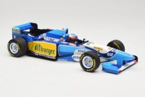 Benetton Renault B195 #1 M. Schumacher Winner Pacific GP F1 World Champion 1995 Minichamps 1:18 510953301 Metal — billede 4 af 6
