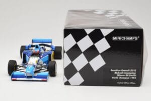 Benetton Renault B195 #1 M. Schumacher Winner Pacific GP F1 World Champion 1995 Minichamps 1:18 510953301 Metal — billede 6 af 6