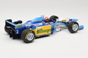 Benetton Renault B195 #2 J. Herbert Winner British GP 1995 Minichamps 1:18 110950802 Metal — billede 2 af 6