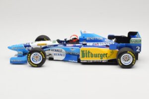 Benetton Renault B195 #2 J. Herbert Winner British GP 1995 Minichamps 1:18 110950802 Metal — billede 3 af 6