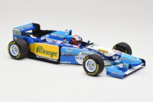 Benetton Renault B195 #2 J. Herbert Winner British GP 1995 Minichamps 1:18 110950802 Metal — billede 4 af 6