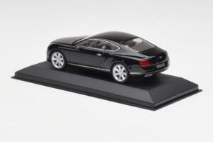 Bentley Continental GT Beluga Sort Minichamps 1:43 436139980 Metal — billede 3 af 4