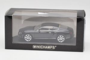 Bentley Continental GT Beluga Sort Minichamps 1:43 436139980 Metal — billede 4 af 4