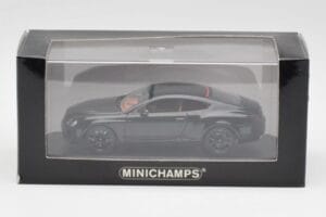 Bentley Continental GT Sort Med Sorte Fælge Minichamps 1:43 BENTLEY002 Metal — billede 4 af 4
