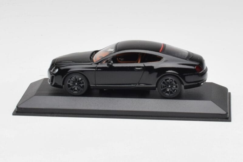 Bentley Continental GT Sort Med Sorte Fælge Minichamps 1:43 BENTLEY002 Metal