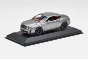 Bentley Continental GT Grå Med Sorte Fælge Minichamps 1:43 BENTLEY001 Metal — billede 2 af 4