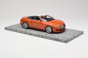 Bentley Continental GT Speed Cabriolet Orange Metallic Minichamps 1:18 107139430 Metal — billede 4 af 6