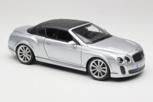 Bentley Continental Supersports Cabriolet 1. Generation Sølv Bburago 1:18 18-11037S Metal — billede 6 af 8