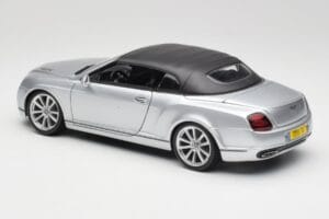 Bentley Continental Supersports Cabriolet 1. Generation Sølv Bburago 1:18 18-11037S Metal — billede 7 af 8