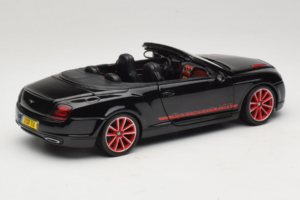 Bentley Continental Supersports ISR Cabriolet Sort Med Røde Fælge Bburago 1:18 18-11035 Metal — billede 3 af 8