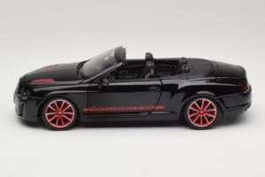 Bentley Continental Supersports ISR Cabriolet Sort Med Røde Fælge Bburago 1:18 18-11035 Metal — billede 4 af 8