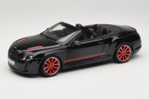 Bentley Continental Supersports ISR Cabriolet Sort Med Røde Fælge Bburago 1:18 18-11035 Metal