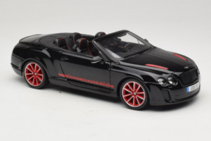 Bentley Continental Supersports ISR Cabriolet Sort Med Røde Fælge Bburago 1:18 18-11035 Metal — billede 6 af 8