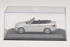 BMW 1-Series E88 Cabriolet Titan Silver Minichamps 1:43 80420427037-R1 Metal — billede 4 af 5