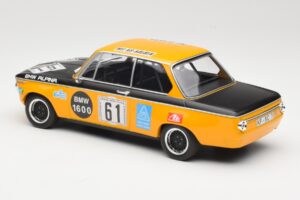 BMW 1600-2 BMW Alpina #61 R. Herzog / N. Lauda DNF 6 Hours Nurburgring 1970 Minichamps 1:18 155702661 Metal — billede 5 af 6