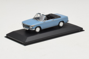 BMW 1600 Cabriolet Blå Minichamps 1:43 80420396188 Metal — billede 2 af 4