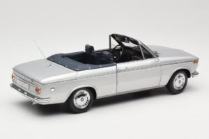 BMW 1600 Cabriolet Sølv Minichamps 1:18 80430145819 Metal — billede 3 af 8