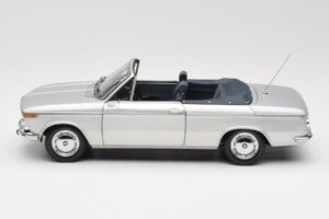 BMW 1600 Cabriolet Sølv Minichamps 1:18 80430145819 Metal — billede 4 af 8