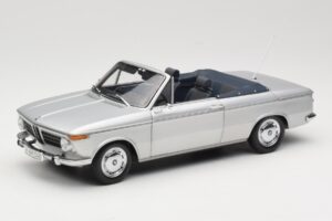 BMW 1600 Cabriolet Sølv Minichamps 1:18 80430145819 Metal