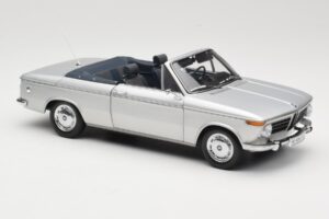 BMW 1600 Cabriolet Sølv Minichamps 1:18 80430145819 Metal — billede 6 af 8