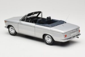 BMW 1600 Cabriolet Sølv Minichamps 1:18 80430145819 Metal — billede 7 af 8