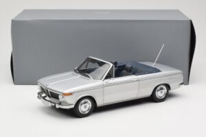 BMW 1600 Cabriolet Sølv Minichamps 1:18 80430145819 Metal — billede 8 af 8