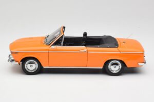 BMW 1600 Cabriolet Orange Minichamps 1:18 100021030-O Metal — billede 4 af 8