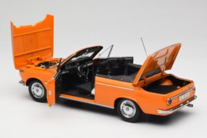 BMW 1600 Cabriolet Orange Minichamps 1:18 100021030-O Metal — billede 5 af 8