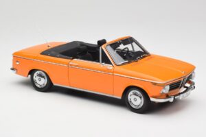 BMW 1600 Cabriolet Orange Minichamps 1:18 100021030-O Metal — billede 6 af 8