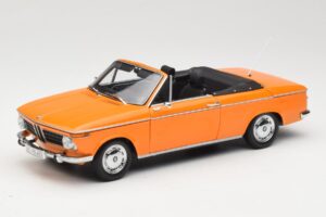BMW 1600 E10 Cabriolet Orange Minichamps 1:18 100021030 Metal