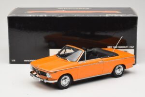 BMW 1600 E10 Cabriolet Orange Minichamps 1:18 100021030 Metal — billede 8 af 8