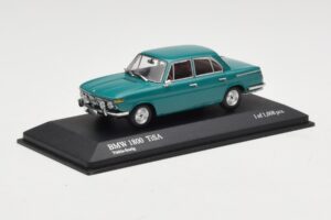 BMW 1800 TI/SA Mørkegrøn Minichamps 1:43 403025103 Metal — billede 2 af 4