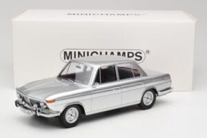 BMW 1800 Ti Sølv Minichamps 1:18 107024000 Resin — billede 6 af 6