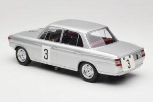 BMW 1800 TiSA #3 D. Glemser / J. Ickx 24 Hours of Spa 1965 Minichamps 1:18 155652903 Metal — billede 5 af 6