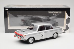 BMW 1800 TiSA #3 D. Glemser / J. Ickx 24 Hours of Spa 1965 Minichamps 1:18 155652903 Metal — billede 6 af 6
