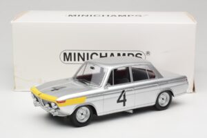 BMW 1800 TiSA #4 J. Ickx / J. van Ophem 24 Hours of Spa 1965 Winners Minichamps 1:18 107652504 Resin — billede 6 af 6