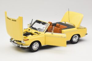 BMW 2002 Cabriolet Lysegrøn Minichamps 1:18 80430145820 Metal — billede 2 af 8