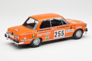 BMW 2002 Jagermeister #255 W. Stiller Rally Monte Carlo 1973 IXO 1:18 18RMC165 Metal — billede 2 af 6