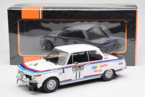 BMW 2002 #11 A. Warmbold / J. Todt RAC Rally 1973 IXO 1:18 18RMC164 Metal — billede 6 af 6