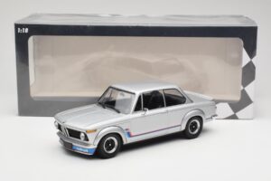 BMW 2002 Turbo E10 Sølv Minichamps 1:18 155026201 Metal — billede 6 af 6