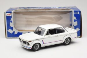 BMW 2002 Turbo E10 Hvid Anson 1:18 30393 Metal — billede 8 af 8