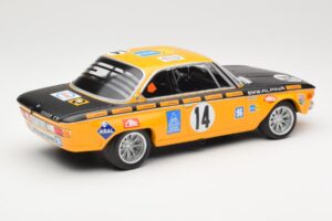BMW 2800 CS BMW Alpina #14 H. Kelleners / G. Huber Winners 24 Hours of Spa 1970 Minichamps 1:18 155702714 Metal — billede 2 af 6