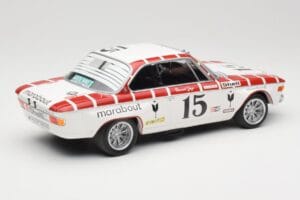 BMW 2800 CS E9 #15 Team Marabout Gaye / S. Braillard 24 Hours of Spa 1972 Minichamps 1:18 155722715 Metal — billede 2 af 6
